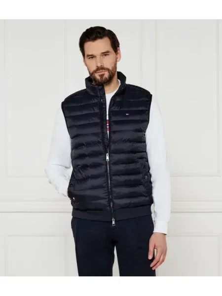Tommy Hilfiger Vestă elegantă Bleumarin