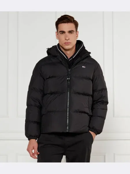 Kabát Tommy Jeans fekete