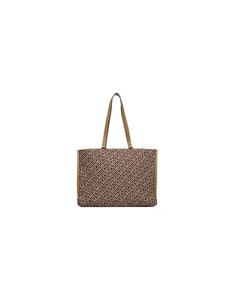 Tommy Hilfiger Táska Th Jacquard Tote barna
