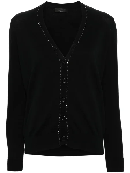 Cardigan Fabiana Filippi cu paiete negru