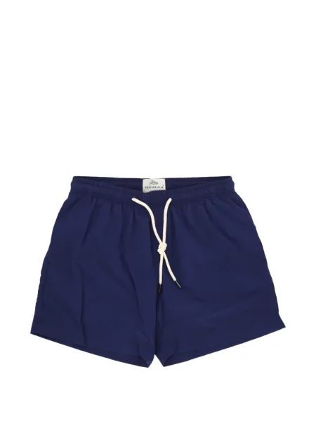 Slip de baie Peninsula Swimwear cu cordon albastru