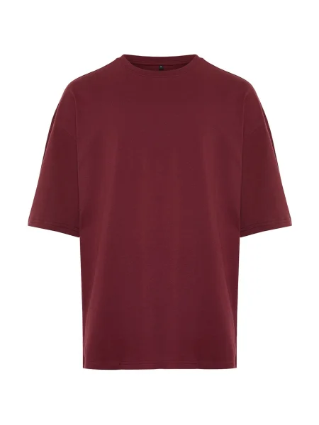 Trendyol Tricou burgundy roșu