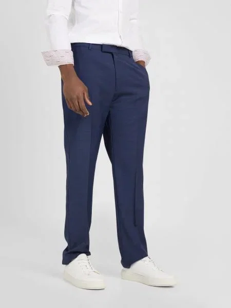 JOOP! Pantaloni cu dungă Brad bleumarin