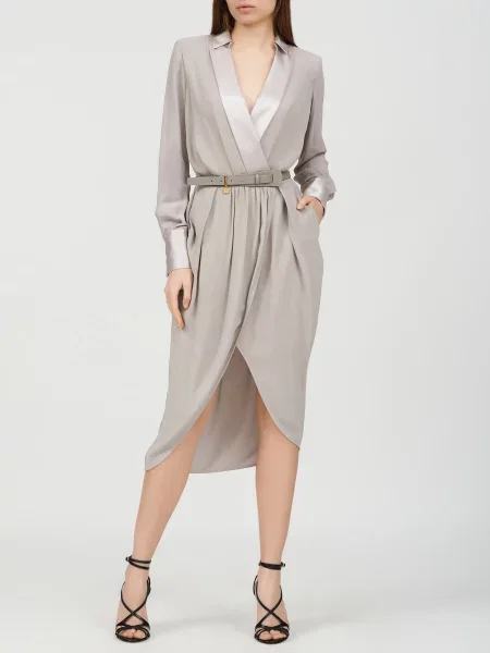 Платье Elisabetta Franchi серое