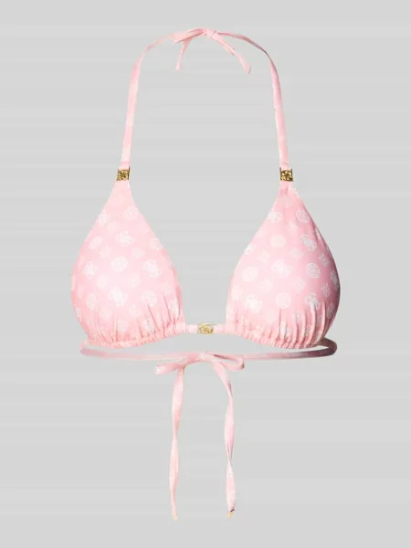 Góra bikini w kształcie trójkąta model SOLEIL' Guess różowe