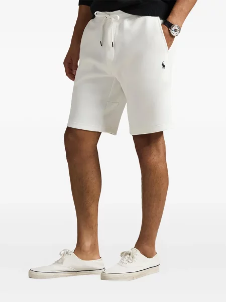 Prugasta lanena šilterica Polo Ralph Lauren bijela