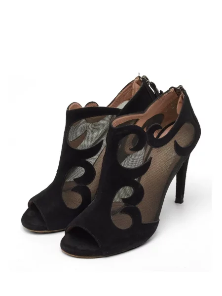 Cizme scurte Stuart Weitzman plasă negru