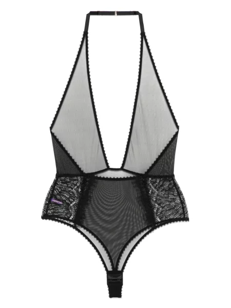 Body Maison Close transparente negru