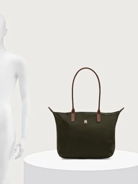 Tommy Hilfiger шопинг чанта дамска зелено