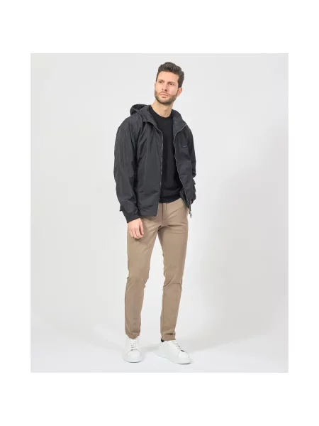 Armani Exchange Kurtki Mężczyzna Niebieski L Kurtka z logo Box granatowa