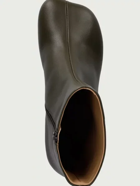 Maison Margiela bokacsizma női bőr zöld