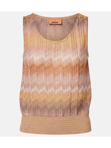Top Missoni auriu