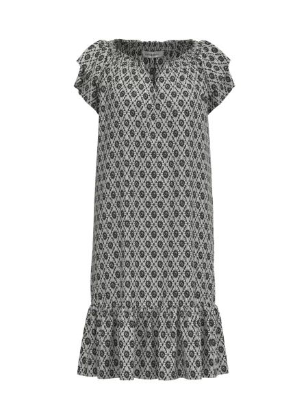 Co'couture Rochie Sunrise Sofia negru / murdar alb