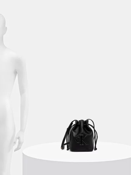 Calvin Klein Táska Bold Ck Mini Bucket Crossbody fekete