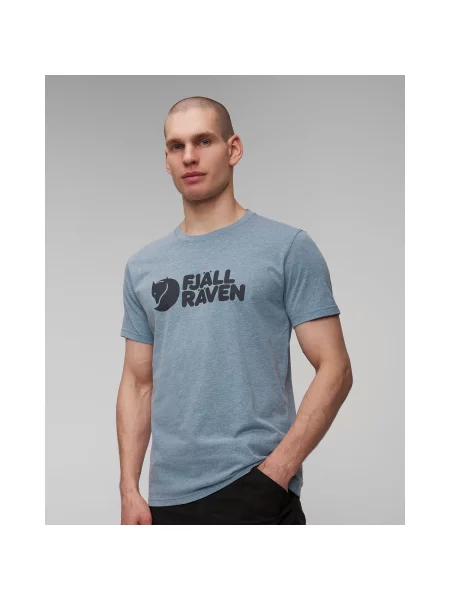 Tričko FjÄllrÄven Logo modrá