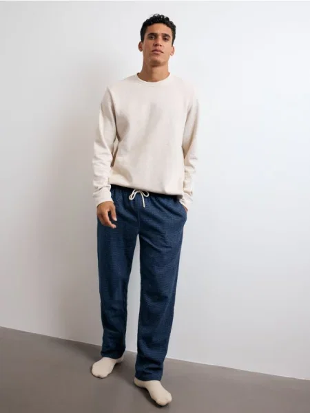 Reserved Pantaloni de pijama din albastru