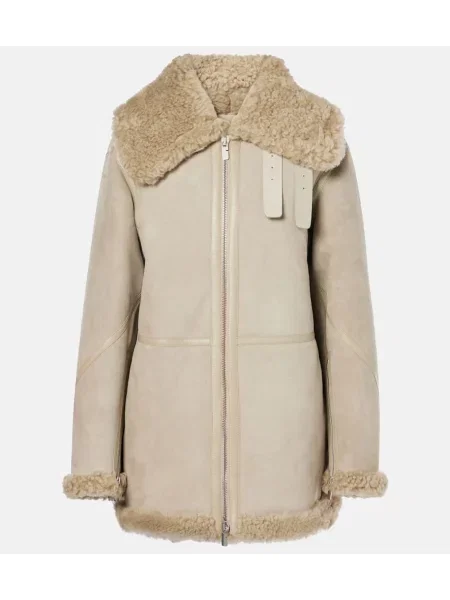 Кожено яке Burberry сиво