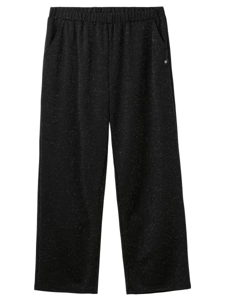 SHEEGO Nohavice melírovaná čierna