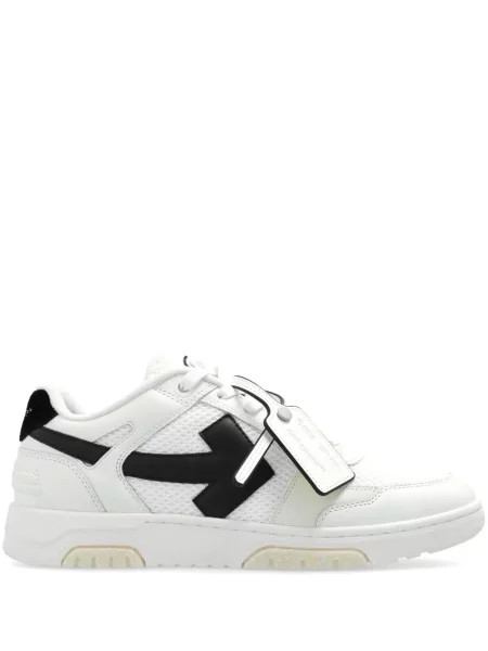 Sneakerși Off-white business alb