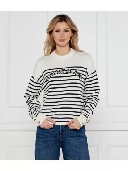Tommy Jeans Kötött pulóver VARSITY