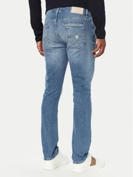 Guess Džinsai Miami Šviesiai Skinny Fit mėlyna