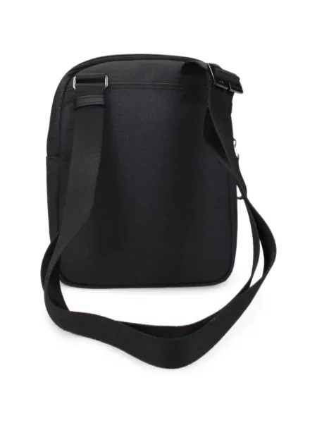 Crossbody taška Piquadro s autogramem černá