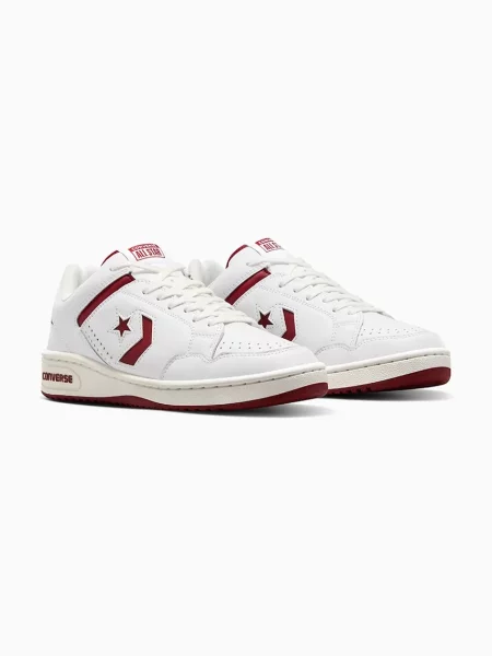 Usnjene superge Converse Weapon bela