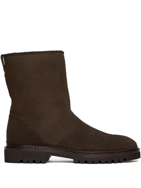 Botine Scarosso din piele de căprioară maro