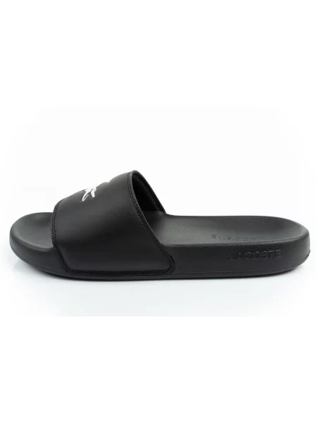 Buty klapki Lacoste Serve Slide białe