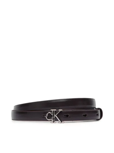 Calvin Klein remen za žene kožni crna