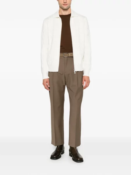 Cardigan Gran Sasso tricotate alb