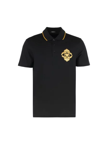 Koszulka polo Versace czarna