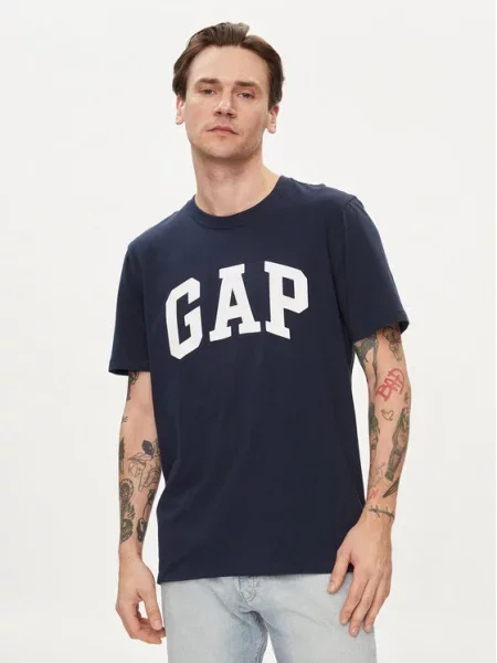 T-shirt GAP Basic Logo Tee Tapestry Navy S