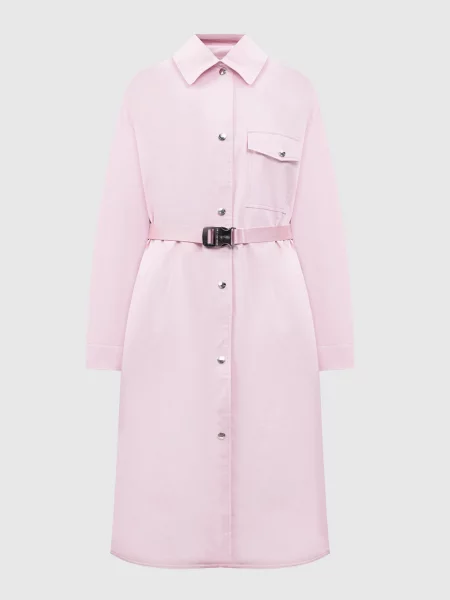 Плащ зі знімною підкладкою Yves Salomon Army рожевий