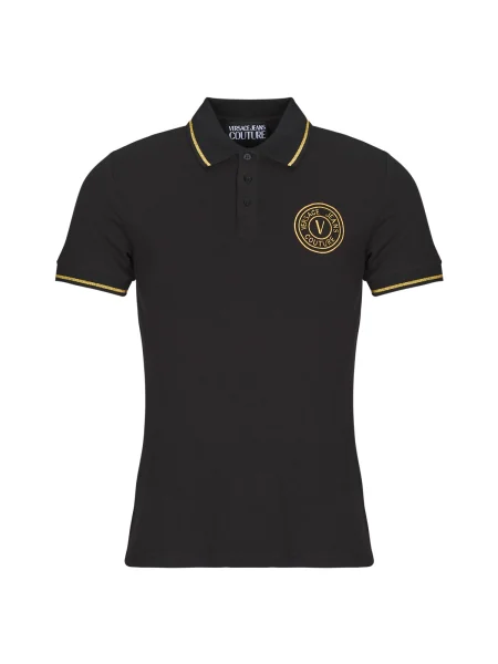 Polokošeľa Versace Jeans Couture čierna
