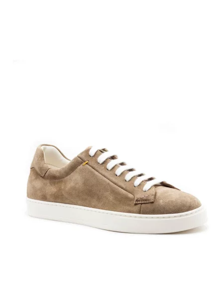 Sneakersy Doucal's zamszowe beżowe