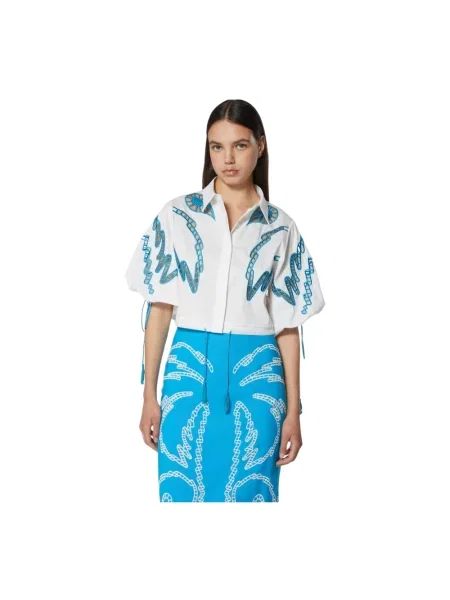 Koszula Silvian Heach koronkowa biała