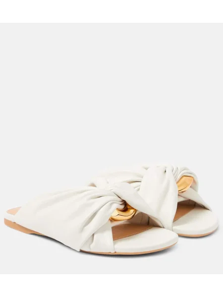 Sandale Jw Anderson din piele alb