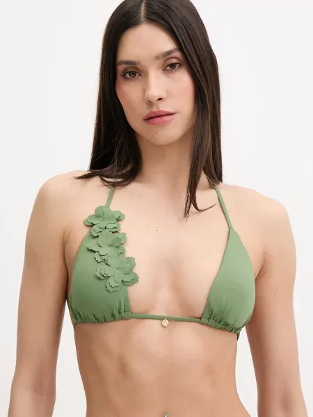 United Colors of Benetton plavková podprsenka zelená
