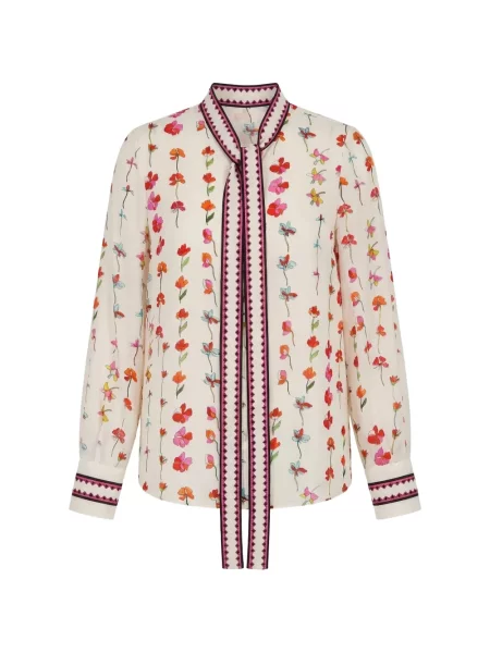 Cămașă Valentino Garavani cu funde cu model floral