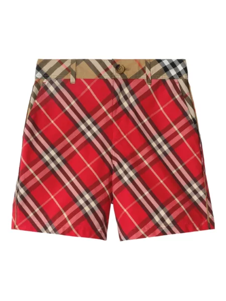 Szorty dziecięce Burberry czerwone