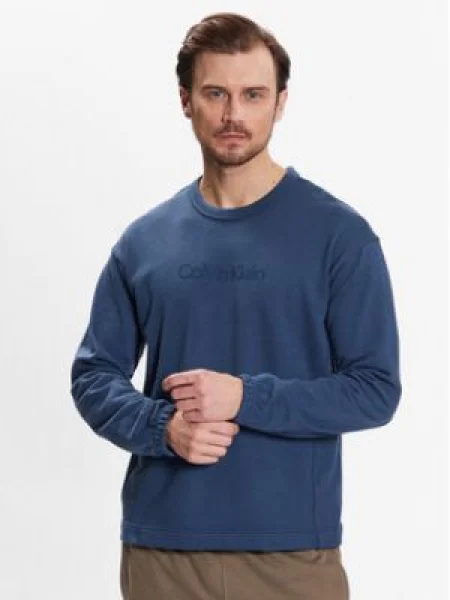 Mikina Calvin Klein modrá