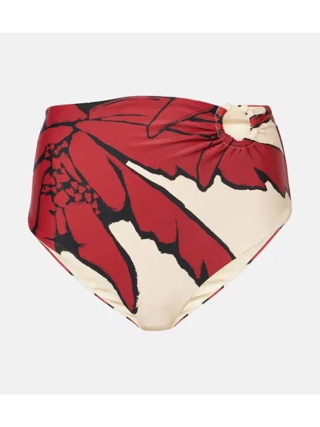 Bikini Johanna Ortiz z visokim pasom s potiskom