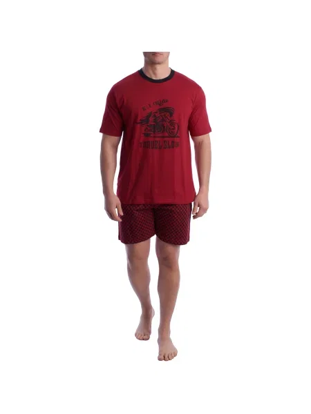 Pijamale Kisses&love bordo