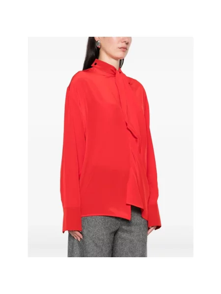Bluzka Victoria Beckham czerwona