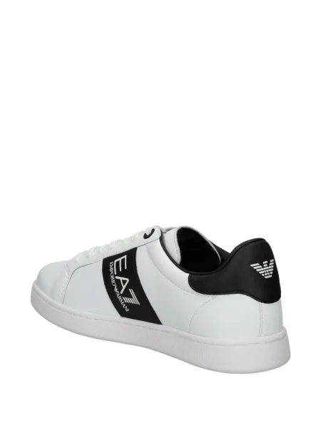 Sneakerși Ea7 Emporio Armani din piele alb