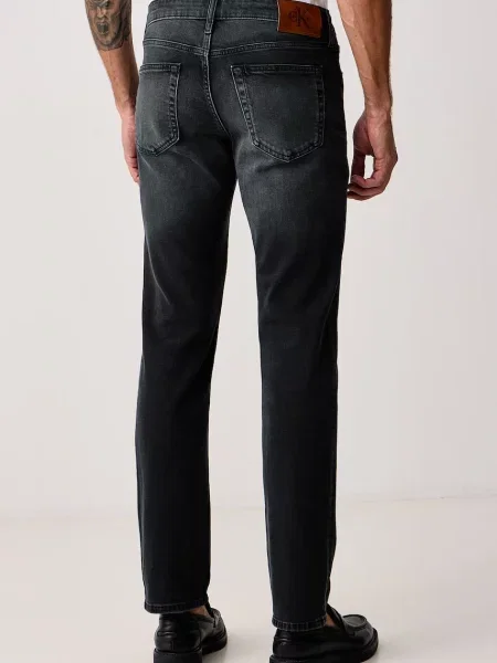 Calvin Klein Jeans jeansy slim fit czarne
