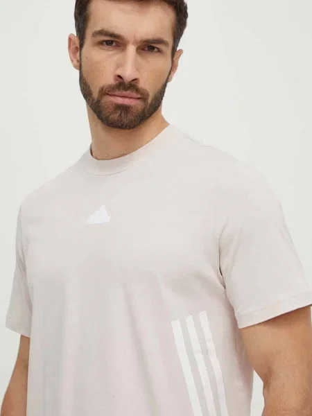 Тениска adidas с принт розово