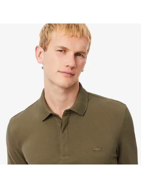 Поло Lacoste красное