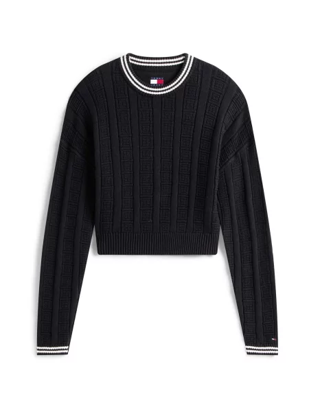 Pulover Tommy Jeans negru